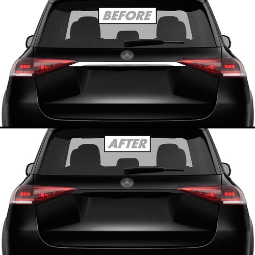 Chrome delete blackout vinyl - delete,