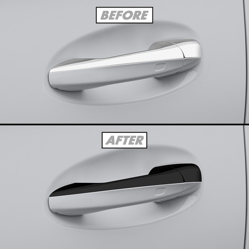 Chrome delete blackout vinyl - delete,